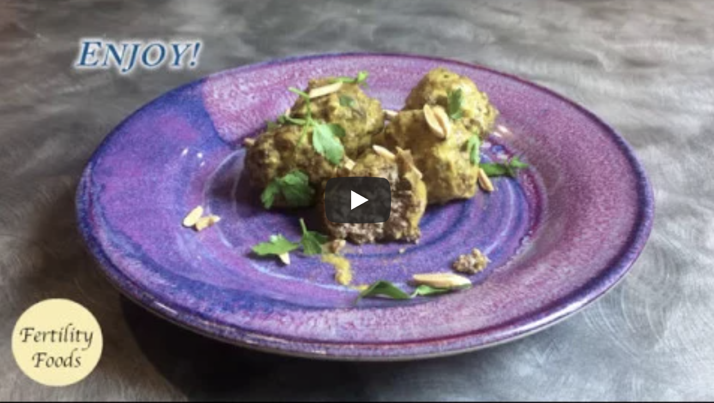 Meatballs in Saffron-Almond Sauce